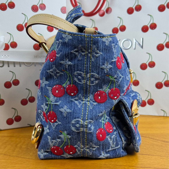LOUIS VUITTON x TAKASHI MURAKAMI Venice NM Denim Mini Backpack NWT M13679 - Picture 4 of 11